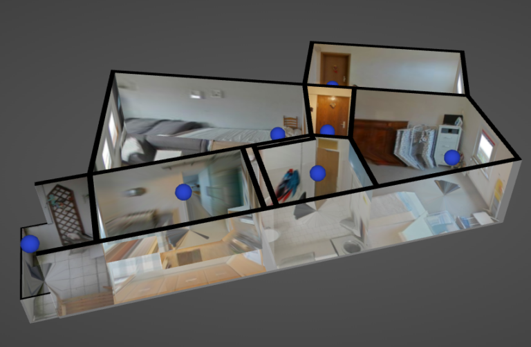 3D-Ansicht einer Eigentumswohnung in Rostock-Toitenwinkel – Referenzobjekt 5741.