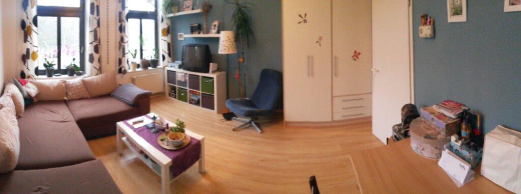 Wohnbereich der Mietwohnung in Rostock-KTV – Referenzobjekt 5370 – Büchel Immobilien Rostock