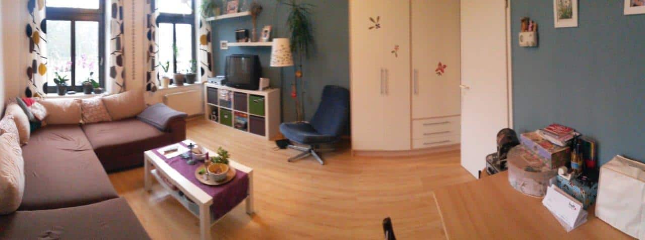 Wohnbereich der Mietwohnung in Rostock-KTV – Referenzobjekt 5370 – Büchel Immobilien Rostock