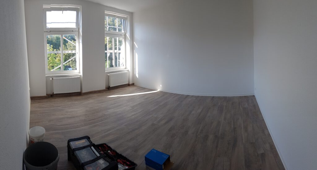 Innenansicht der Mietwohnung in Rostock-KTV (Erstbezug nach Sanierung) – Referenzobjekt 5535 – Büchel Immobilien Rostock