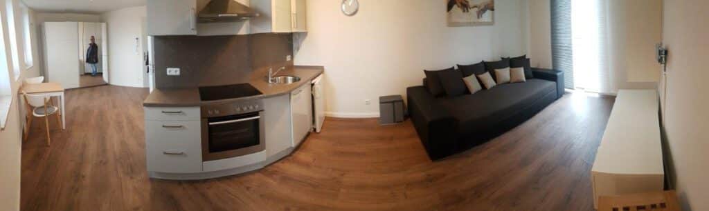 Innenansicht der möblierten Mietwohnung in Rostock-Südstadt – Referenzobjekt 5527 – Büchel Immobilien Rostock