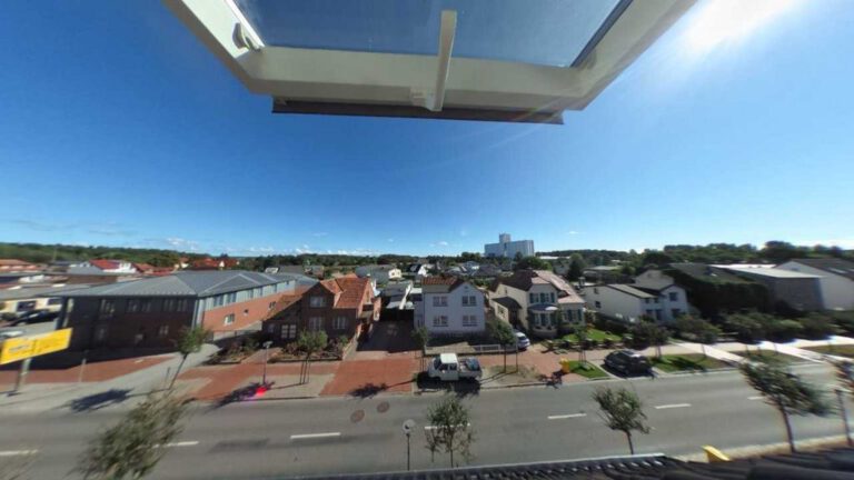 Ausblick nach Osten von der sanierten Stadtvilla in Neubukow – Einfamilienhaus erfolgreich verkauft durch Büchel Immobilien