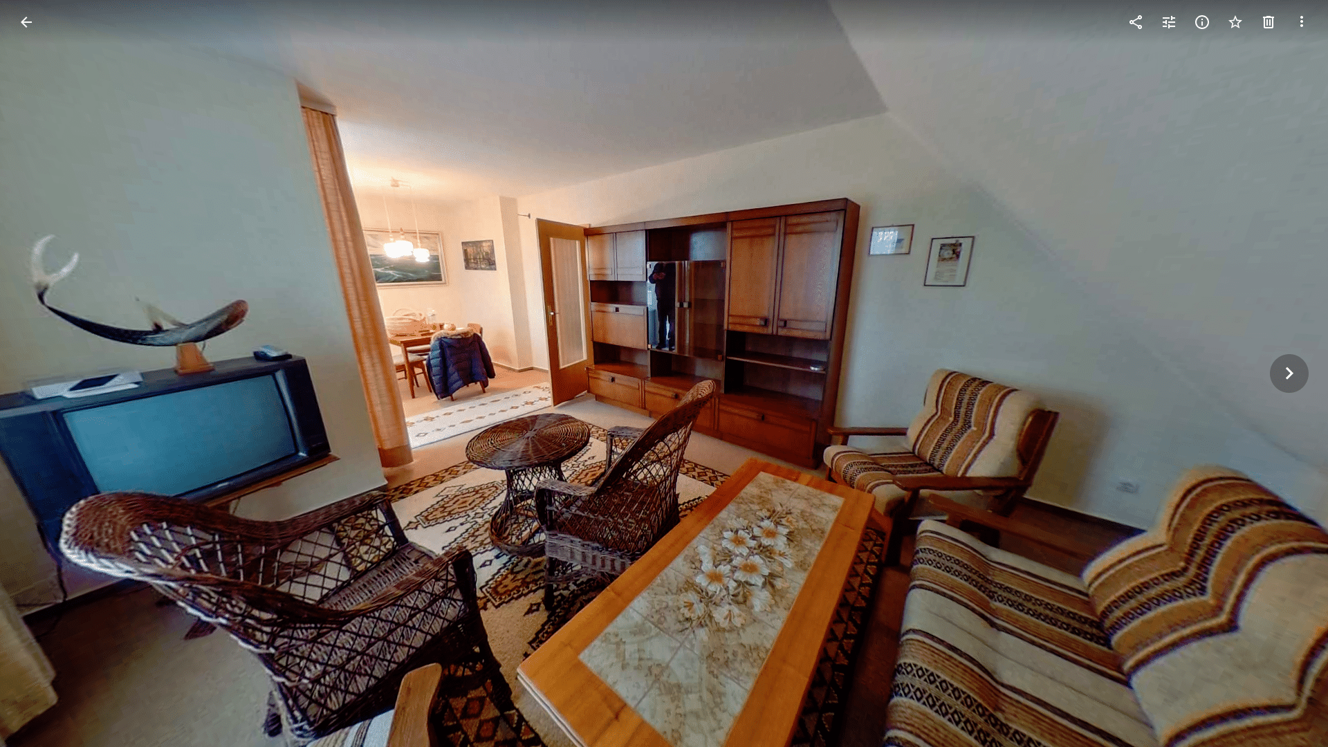 Innenansicht des Wohnbereichs im Einfamilienhaus in Rerik – Referenzobjekt 5634 – Büchel Immobilien Rostock