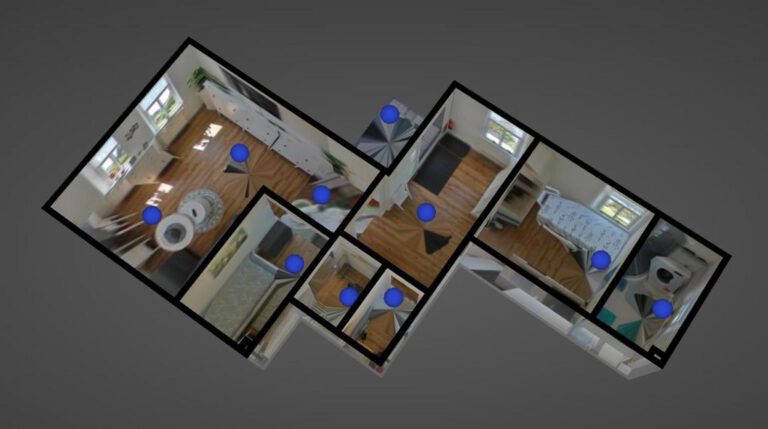 3D-Grundriss einer Einliegerwohnung in Rostock-Krummendorf (18147) – Referenzobjekt 5779.
