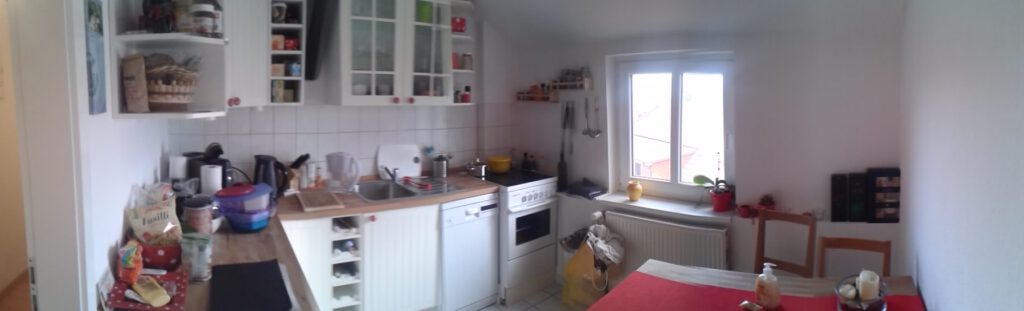 Küchenansicht der Mietwohnung in Rostock-KTV – Referenzobjekt 5641 – Büchel Immobilien Rostock