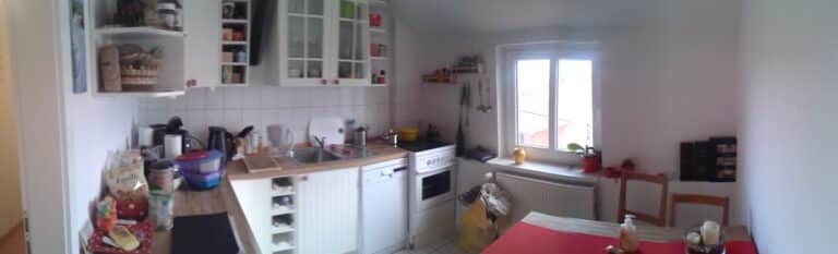 Küchenansicht der Mietwohnung in Rostock-KTV – Referenzobjekt 5641 – Büchel Immobilien Rostock