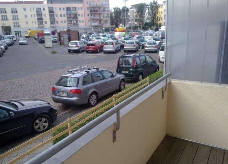 Blick vom Balkon einer Mietwohnung in der Kröpeliner-Tor-Vorstadt Rostock – Referenz 503
