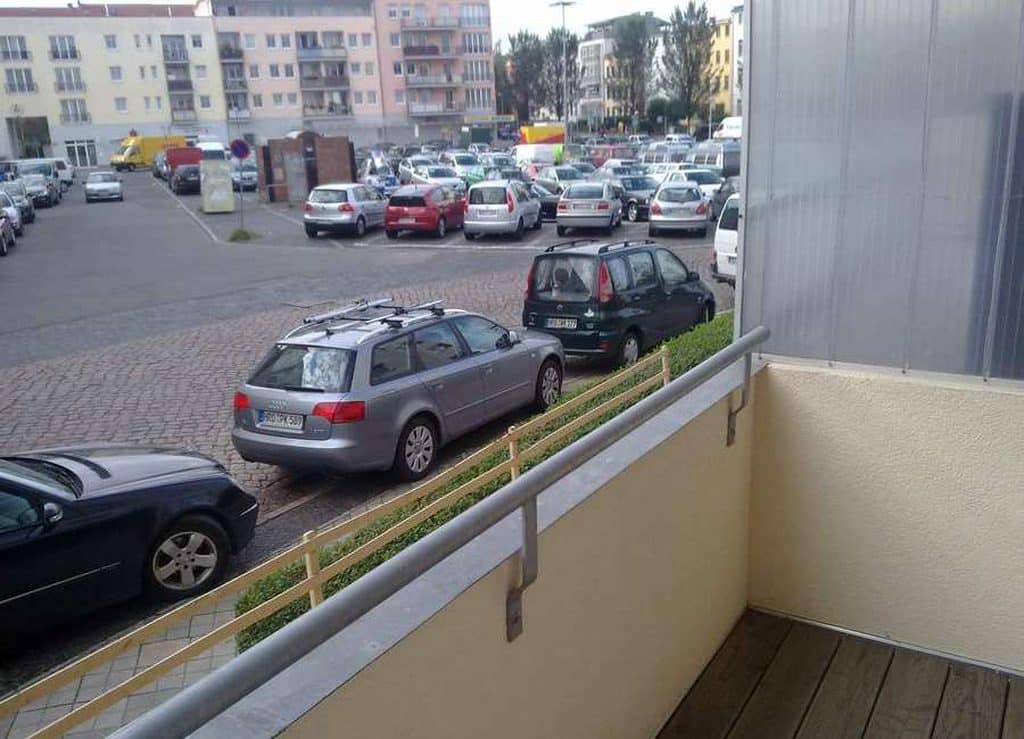 Blick vom Balkon einer Mietwohnung in der Kröpeliner-Tor-Vorstadt Rostock – Referenz 503